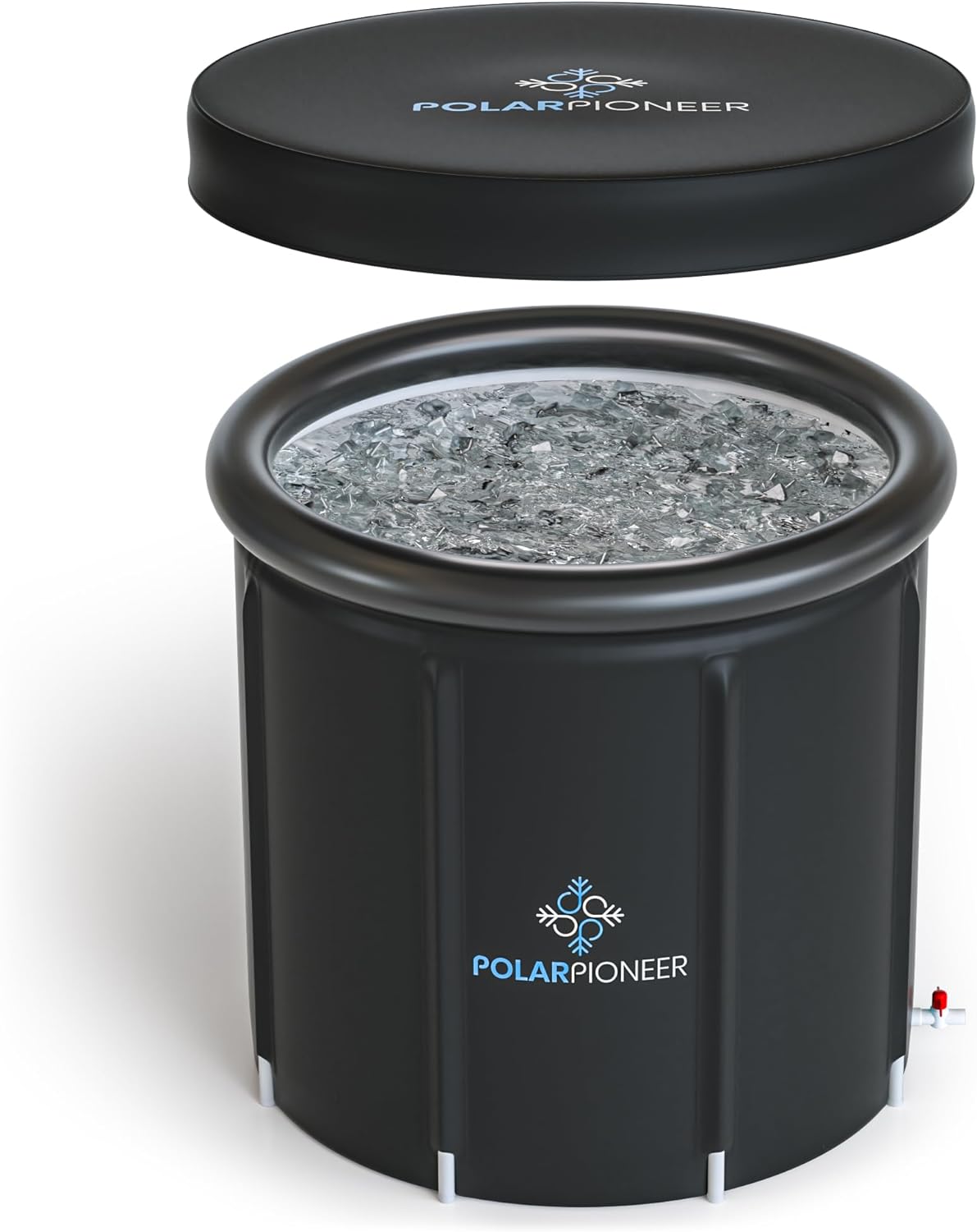 Ice Bath Tub by PolarPioneer Cold Plunge Tub Outdoor - Ice Bath Tub for Athletes & Wellness Seekers
