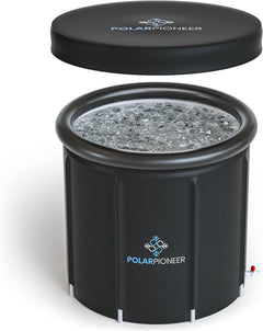 Ice Bath Tub by PolarPioneer Cold Plunge Tub Outdoor - Ice Bath Tub for Athletes & Wellness Seekers