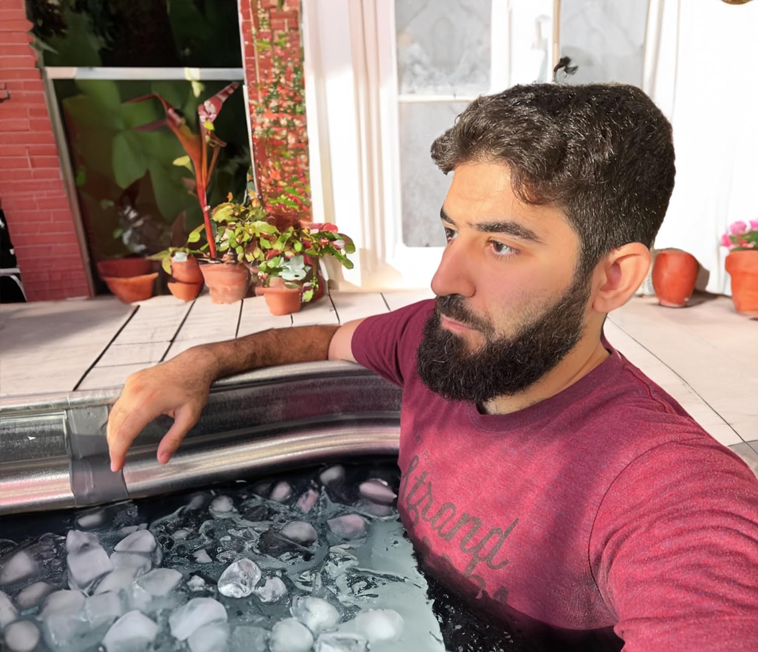 Versatyle Ice Bath Tub for Tall Athletes, 24x24x48 inches, Galvanized Steel Metal Tub, Ice Bath Tub, Cold Plunge Tub, Portable Bathtub Men Adult, Ice Tub, Cold Tub, Ice Plunge Tub, Polar Pod, Portable