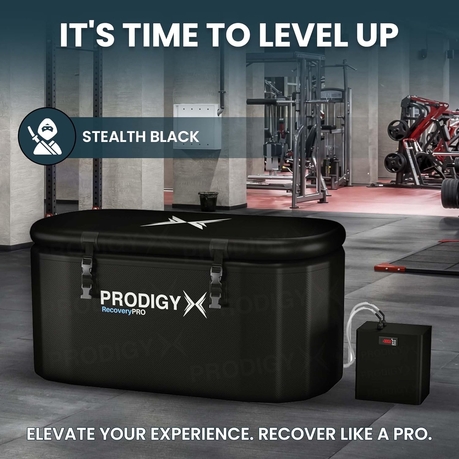 Ice Bath Tub For Athletes XL - Water Chiller Compatible - Cold Plunge - Outdoor, Portable, Inflatable - PRODIGY X RecoveryPRO