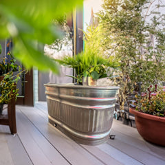 Versatyle Ice Bath Tub for Tall Athletes, 24x24x48 inches, Galvanized Steel Metal Tub, Ice Bath Tub, Cold Plunge Tub, Portable Bathtub Men Adult, Ice Tub, Cold Tub, Ice Plunge Tub, Polar Pod, Portable