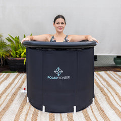 Ice Bath Tub by PolarPioneer Cold Plunge Tub Outdoor - Ice Bath Tub for Athletes & Wellness Seekers