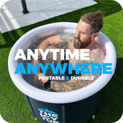 The Icy Tub - Ice Bath Tub, Cold Plunge Tub, for Athletes Recovery Inflatable Portable Tub Outdoor, Ice Water Plunge Pod Barrel Cold Therapy Pool