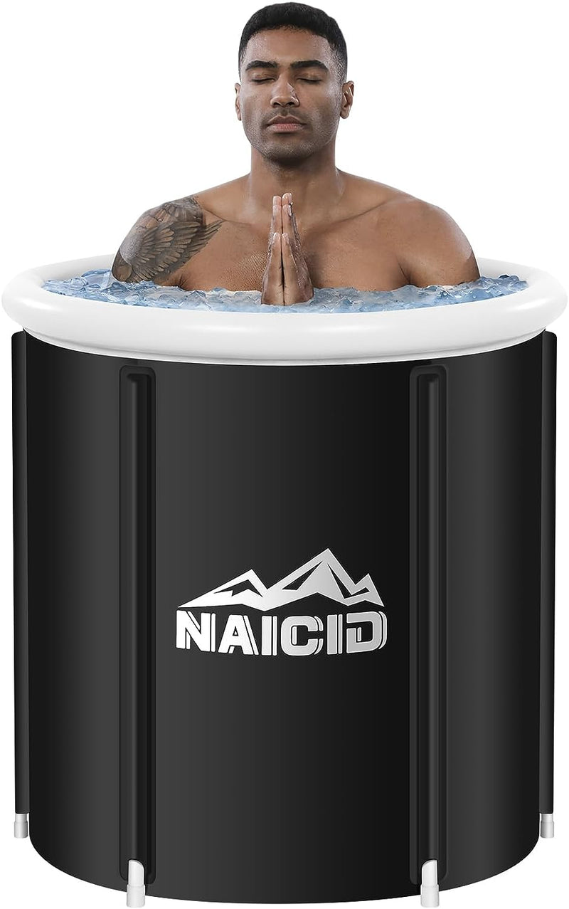 NAICID Ice Bath Tub for Athletes, Cold Plunge Tub Outdoor 105 Gallons(400L), Portable Ice Bathtub, Ice Bath Tub for Adults, Cold Bath Tub Outdoor