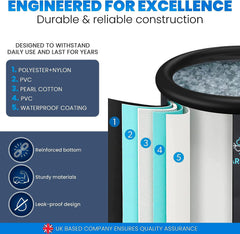 Ice Bath Tub by PolarPioneer Cold Plunge Tub Outdoor - Ice Bath Tub for Athletes & Wellness Seekers