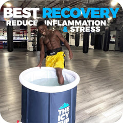 The Icy Tub - Ice Bath Tub, Cold Plunge Tub, for Athletes Recovery Inflatable Portable Tub Outdoor, Ice Water Plunge Pod Barrel Cold Therapy Pool