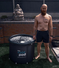 Ice Bath Tub for Athletes XL: Cold Plunge Tub Outdoor with Cover,116 Gallons Capacity Portable Ice Bath Plunge Pool by The Cold Pod,Easy Install