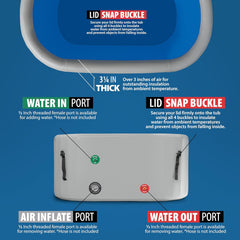 Inflatable Ice Bathtub With Chiller