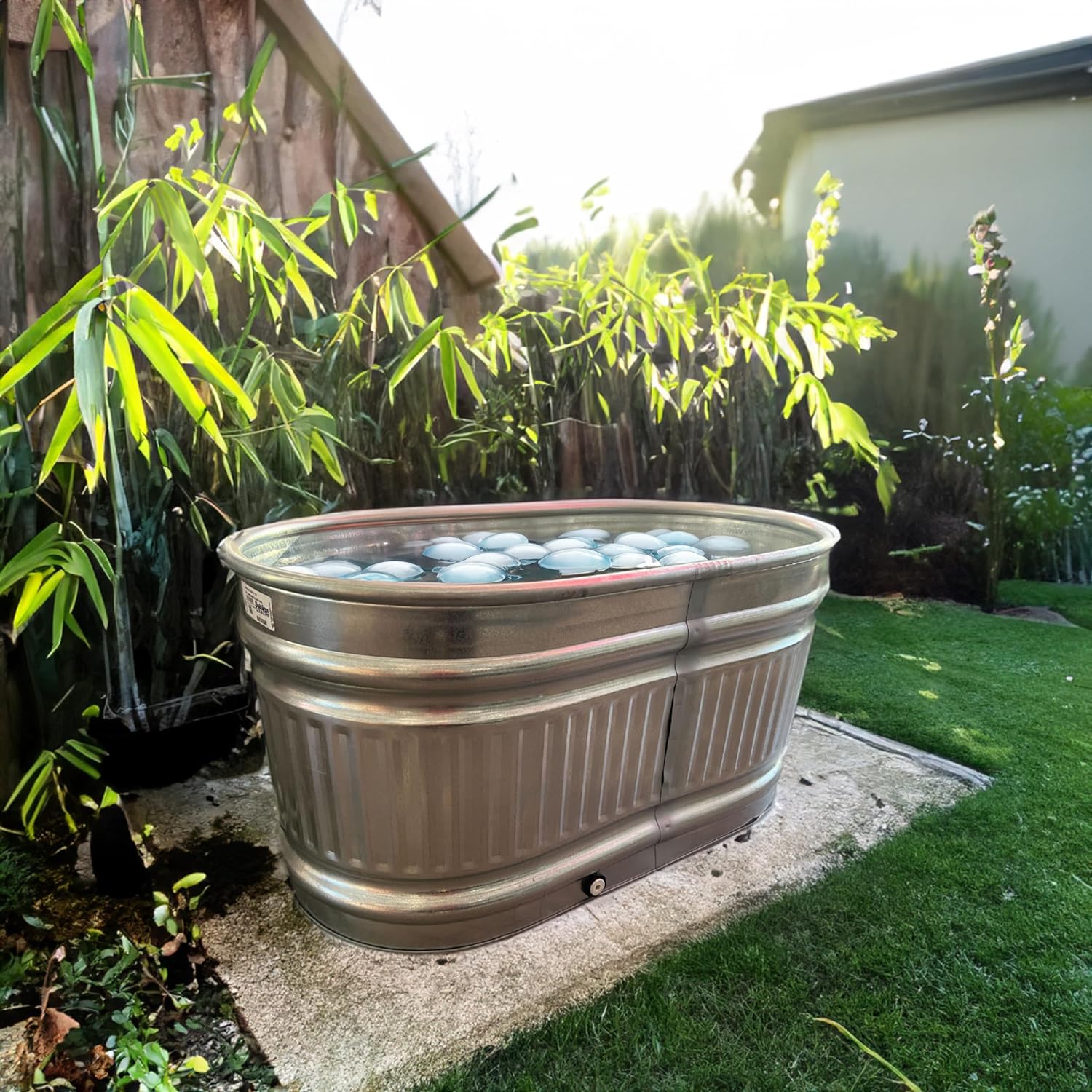 Extra Large Cold Plunge Tub for Athletes - Portable Ice Bath Barrel for Cold  Therapy, Premium Outdoor Tub - USA Owned Business 